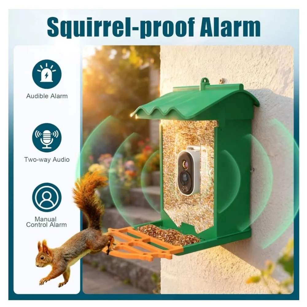 Solar Powered Smart Bird Feeder With Camera